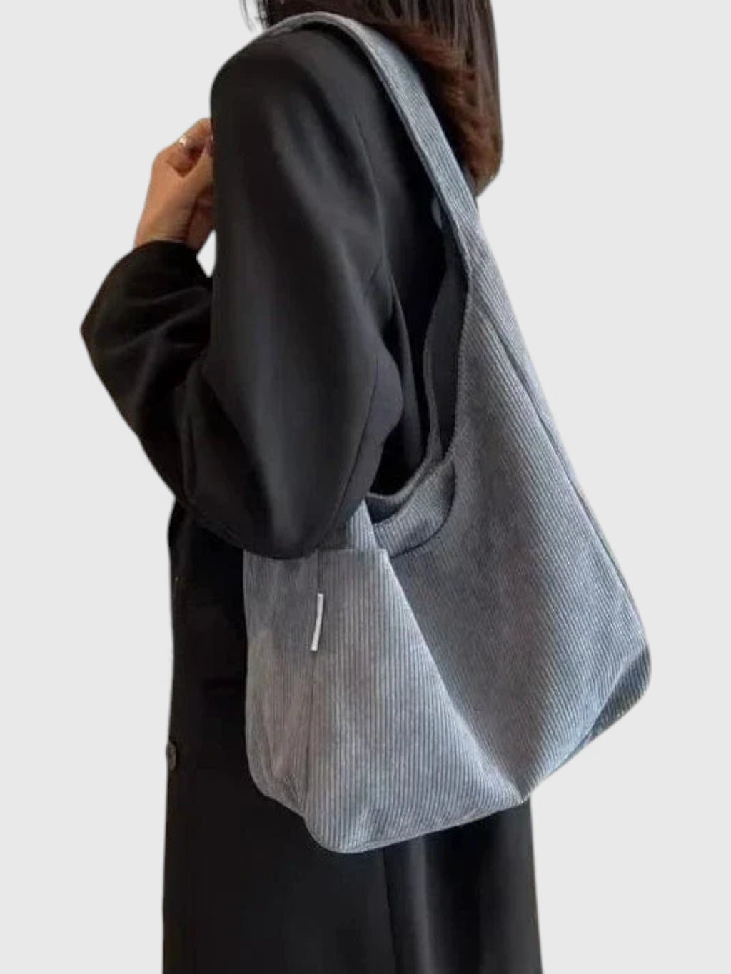 Sac bandoulière femme velours souple - La Douceur