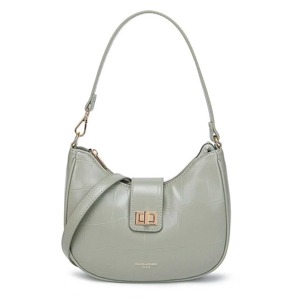 Sac bandoulière imperméable en cuir vegan Vert