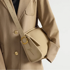 Sac bandoulière large en cuir