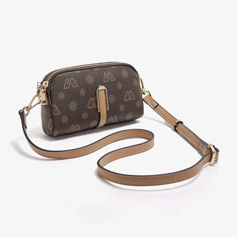 Sac bandoulière monogramme Taupe