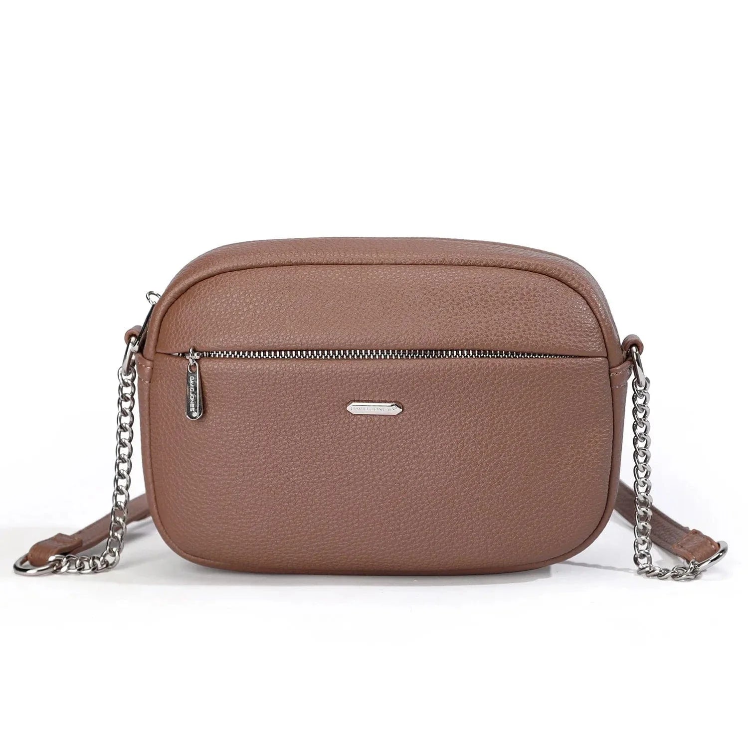 Sac bandoulière simili cuir femme tendance Marron