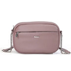 Sac bandoulière simili cuir femme tendance Rose