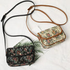 Sac bandoulière tapisserie vintage