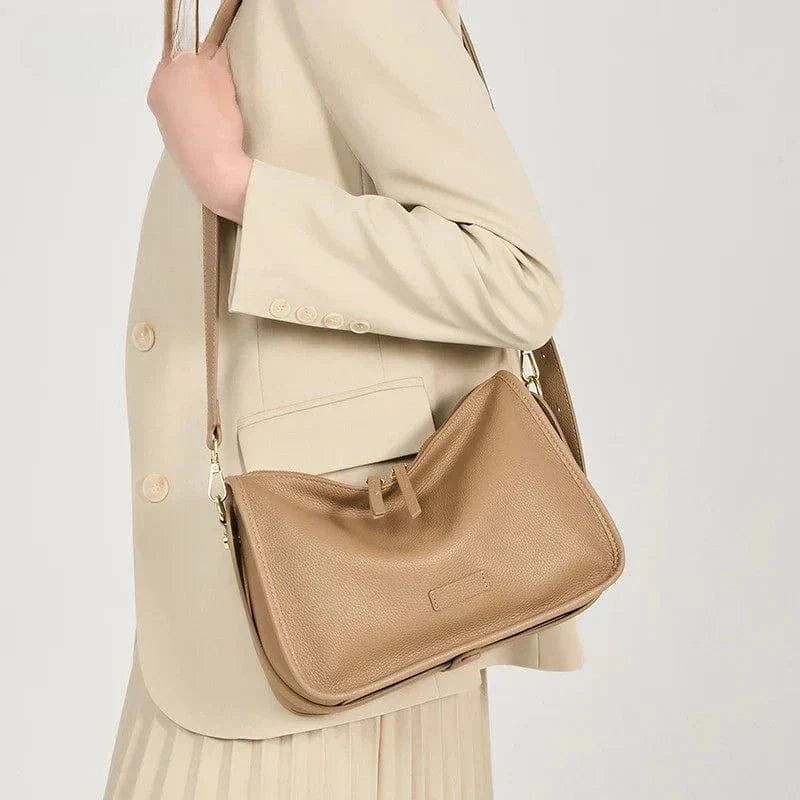 Sac besace cuir souple