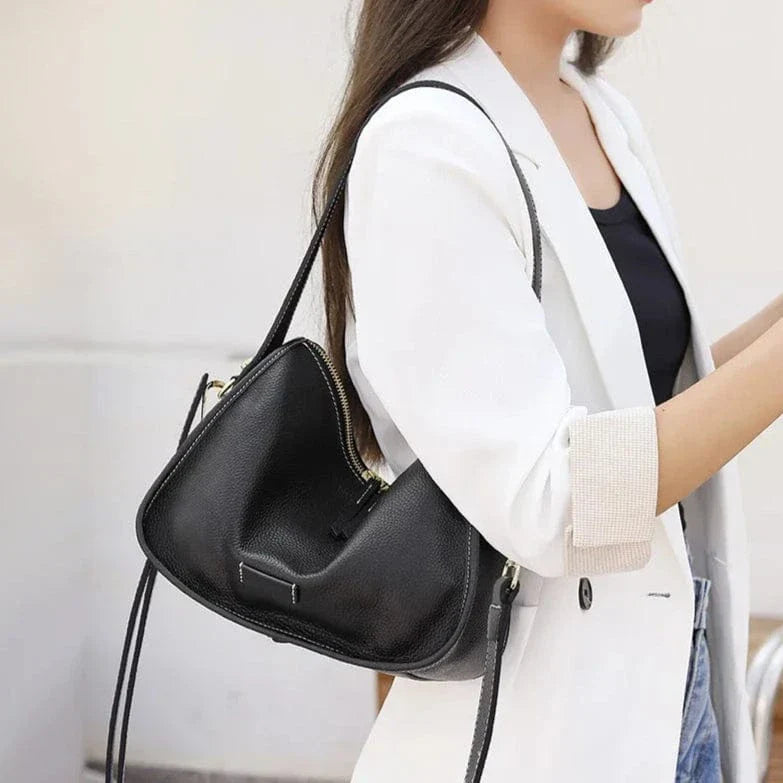 Sac besace cuir souple