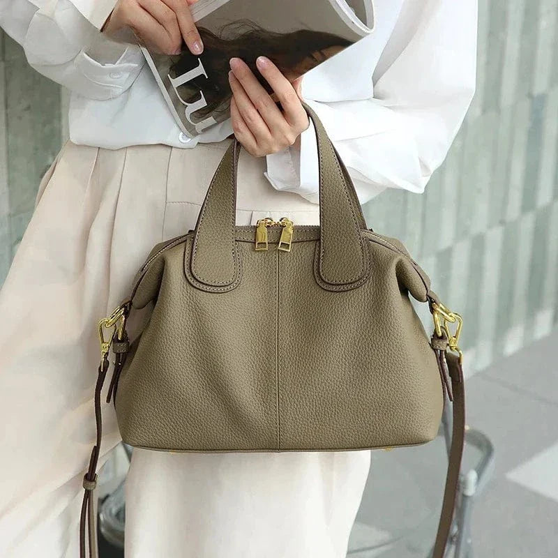 Sac bowling cuir femme