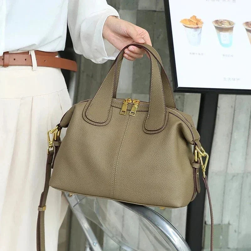 Sac bowling cuir femme