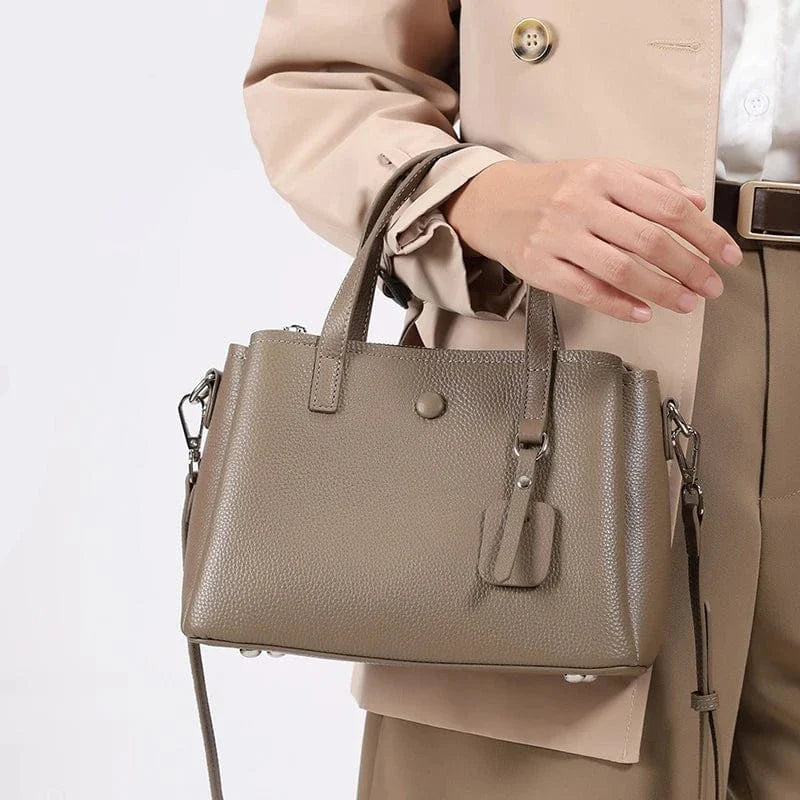 Sac cabas cuir grainé