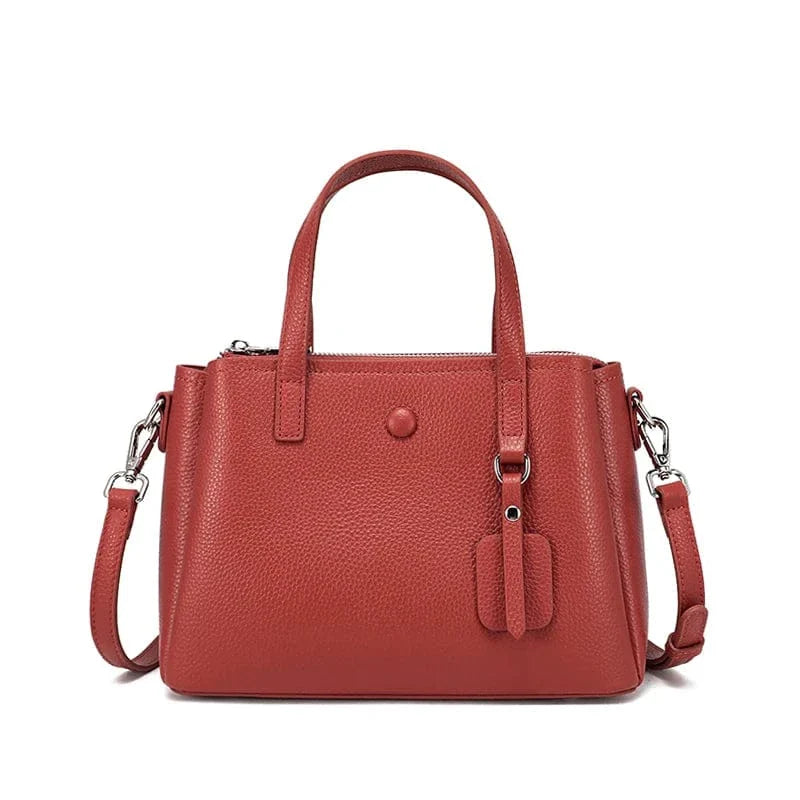 Sac cabas cuir grainé Bourgogne