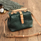 Sac cartable vintage Vert