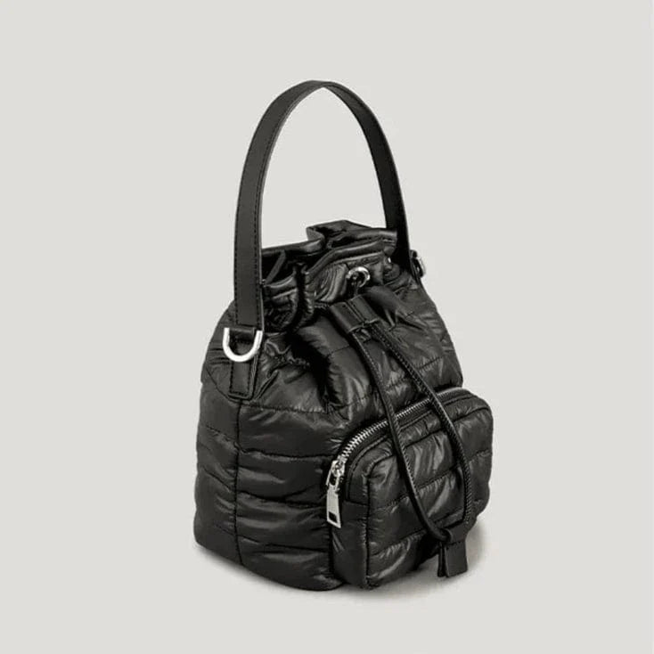 Sac seau bandoulière matelassé