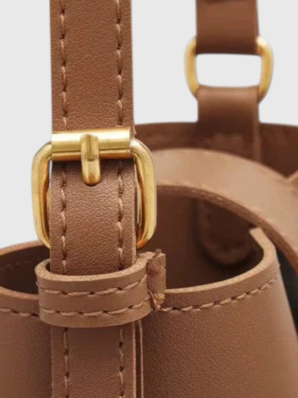 Sac seau élégant en cuir vegan - L'Écologique Chic