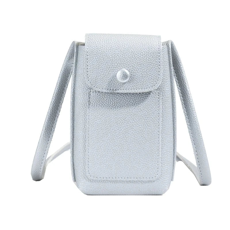 Small Crossbody Bags for Women Belt Bag Fanny Pack with Adjustable Strap Silver