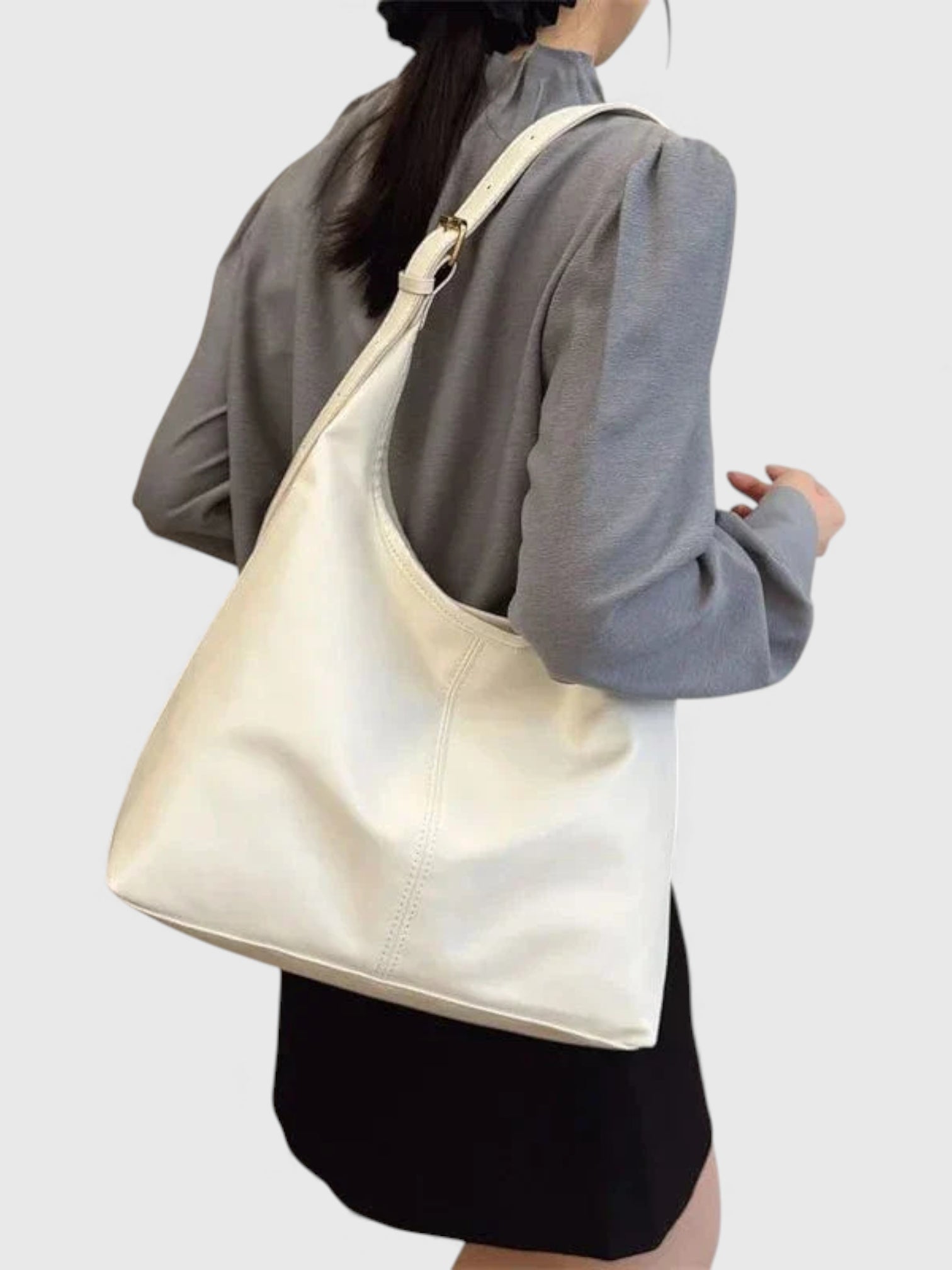 Sac bandoulière élégant et vintage souple - Le Classique