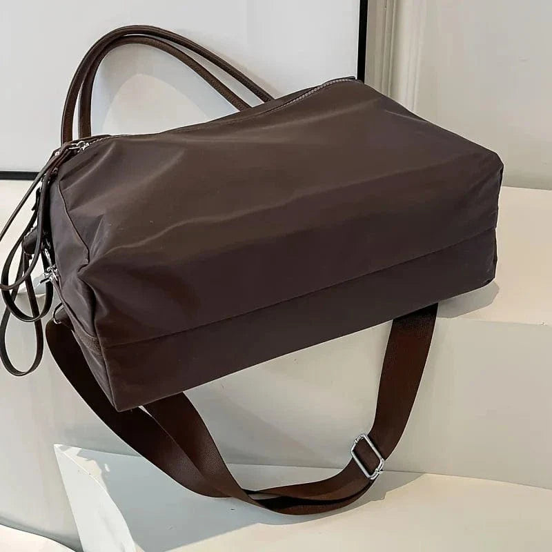 Vintage Nylon Women Shoulder Bag Large Capacity Waterproof Shoulder Bag Daily Commuting Handbag